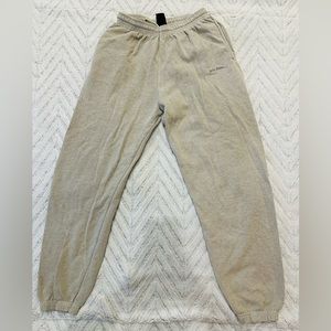 iets frans Urban Outfitters Unisex Overdyed Jogger Sweatpants Beige Size MED